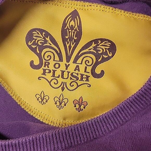 ROYAL PLUSH WOMANS EXTRA LONG SLEEVE TEE SIZE APPROX MEDIUM (SEE MEASURES) - Picture 3 of 6